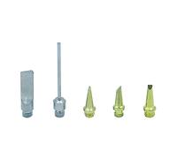 Professional Soldering Head Set Soldering Tips for HS-1115K Welding Tool 3.5cm/1.4in 0.6cm/0.2” 1.5cm/0.6“ Metal Tips