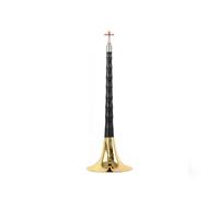 Professional Solid Wood Suona Chinese Oboe, Multiple Keys, Brass Bell Wind Instrument for Folk Music(A)