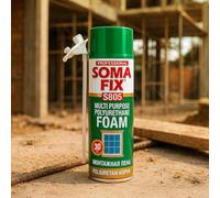 professional soma fix Expanding Foam - Multipurpose Polyurethane Foam Filler For Doors, Pipes, Frames, Windows, Cracks & Holes + All Weather (500Ml)