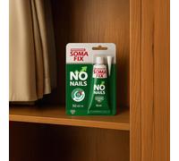 professional soma fix No Nails - All Purpose Adhesive For Interior, Insant Grab For Wood, Ceramic, Metal, Pvc, Tiles - Waterbased & Odourless
