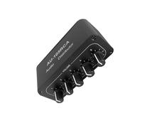 Professional Sound Amplifiers Module 5 Output Metal Housing Two Channel Signals Splitter For Studio Use Sound Splitter For Music Production