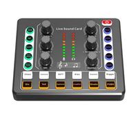Professional Sound Mixer Live Sound Card Voice Changer Effect and Streaming Voice Changer Studio Equipment