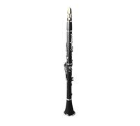 Professional Sound Quality, Ni Plated Keys, Engineering Plastic Bb Clarinet with Gloves, Shoulder Strap, Cloth, Reed Clip, for Professional Musicians, Long Lifespan and Easy