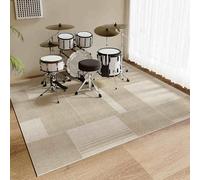 Professional Soundproof Drum Mat Rug 170x140 cm - Non-Slip Carpet for Electronic Jazz Drum Kit Bass Drum Snare & Musical Instruments - Musician Pad