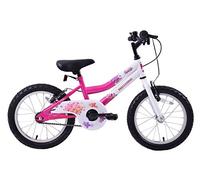 Professional Sparkle 16" Wheel Girls Kids Mountain Bike Single Speed White/Pink Age 5 years +