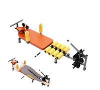Professional Spinal Decompression Machine and Inversion Table, Back Stretcher for Lumbar and Cervical Traction Relief, Home Full Body Stretching Device,A