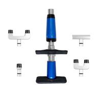 Professional Spine Chiropractic Massage Body Relax Tool,Manual Back Massage Spine Adjuster,Spinal Chiropractor Massager,6-Speed 180-280N Force Adjustment,Made of Stainless Steel Mate(Size:4 Heads)