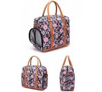 Professional Sports Gym Bag for Office. Separate Shoe Compartment and Wet Dry Pockets Space for Small Laptop/Tablet Water Resistance (Pink)