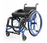 Professional Sports Wheelchair for Adults, Self Propelled Manual Wheelchairs, Folding Lightweight Wheelchair with Handbrakes and Quick Release Rear Wheels & Anti-Tip Wheels