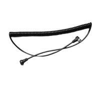 Professional Spring Loaded Lightning Sync Cable Flexible PVC Wiring with Precise Moulded PC Adapters Extended Wire Leads Flexible Spring Sync Line