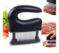 Professional Spring-Loaded Meat Tenderizer,2026 Upgrade Meat Tenderizer Tool with 48 Stainless Steel Needle Blades,Handheld Blade Tenderizerfor Steak, Beef,Chicken,Pork,BBQ Grill Kitchen Gadgets