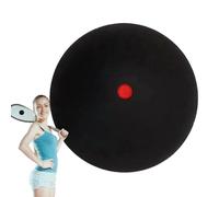 Professional Squash Ball | Single Yellow Dot Rubber Ball for Beginners & Training | Slow Bounce Racquetball for Primary Competition, English Squash Practice, Portable Sport Gear
