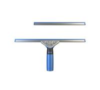 Professional Squeegee - Premium Quality Silicone Rubber Blades with Ergonomic Handle for Streak-Free Cleaning - Perfect for Windows, Shower Doors, and Railings