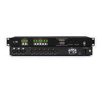 Professional Stage Digital Audio Processor, 32-bit Karaoke Effector, LCD Display, 16 Pre-stored Modes, for All Kinds Of Microphones, Performance Stage Conference Church Reverberator 3 in 6 out
