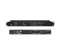 Professional Stage Digital Audio Processor 32Bit 16Band AUTO EQ With AES Input Output FIR Speaker Audio(2 IN 4 OUT)