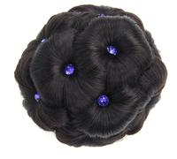 Professional Stage Hair Bun Clip Accessory Fiber Bun Makers With AntiSlip Comb Claw Hair For Evening Parties