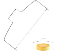 Professional Stainless Steel Cake Cutter Adjustable Double Wire Slicer for Perfect Cake Cutting Cake Leveller Cutter Kitchen Baking Tool