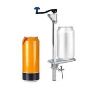 Professional Stainless Steel Can Opener, Heavy Duty Manual Bench Opener for Tall Cans, Industrial Grade for Restaurants & Catering Silver 75cm/29.5in