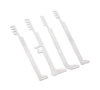 Professional Stainless Steel Comb Lock Pick Set - Compact 4-Piece Metal Teeth Picking Tools for Firefighters and Emergency Technicians Portable &