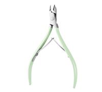 Professional Stainless Steel Cuticle Nail Nipper Clipper,Nail Art Manicure Pedicure Care Trim Plier Cutter,Light Green