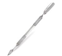 Professional Stainless Steel Cuticle Pusher and Remover Tool for Manicure and Pedicure, Dual-Ended Design for Precise Nail Care