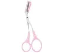 Professional Stainless Steel Eyebrow Grooming Shear Scissors with Plastic CombEyebrow Shaving Scissors Hair Remover Beauty Tool Beauty Accessories for Men and Women