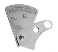 Professional Stainless Steel Fan Welding Gauge for Accurate Weld Fillet Height and Length Measurement, 0 20mm Range, Essential Tool