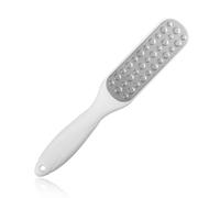 Professional Stainless Steel Foot Rasp, Professional Foot File, Heel Scratch, Double Sided Corneal File to Remove Hard Calluses Cracked Heels, Dead Skin, White