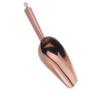 Professional Stainless Steel Ice Scoops, Rose Gold | Rustproof Stainless Steel Scooping Tool with Storage Hook, Hygienic Food Scooper for Commercial Home Parties