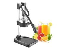 Professional Stainless Steel Manual Citrus Juicer - No Splashes Easy Clean Orange & Pomegranate Squeezer for Fresh Juice - Ideal for Grapefruit & Citrus Lovers