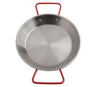 Professional Stainless Steel Paella Bowl Skillet Serving Plate Pot Wok Snack Tray for Use in Catering Halls, Restaurants, and Food Shops