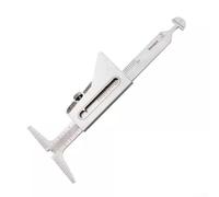 Professional stainless steel pipe welding gauge for measuring internal and external weld dimensions, including fillet welds, crown height, groove size, and tack welding alignment