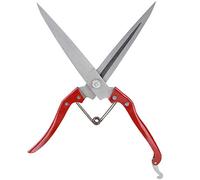 Professional Stainless Steel Sheep Wool Shears Manual Trimming Scissors with Spring for Livestock Grooming Sheep Rabbits Horses Pets Durable 30cm 295g