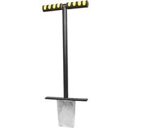 Professional Stainless Steel Soil Sampler Probe with T-Handle and Chamfered Tip, Durable Core Sampler for Lawn, Garden, Farm and Golf Course