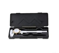 Professional Stainless Steel Vernier Caliper Featuring Double Shock Proof Structure For Accurate Four Way Measurement Including Inside Outside Depth Step 0-150mm Metric Scale Industrial Grade