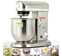 Professional Stand Mixer, 3 Speed 10L Mixing Bowl 500W Electric Mixer with Bowl, Beater & Dough Hook, Commercial Kitchen Cake Mixer,StainlessSteel