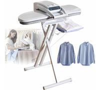 Professional Steam Iron Press with LED Touch Screen, Multiple Fabric Settings, Steam Burst Function, Intelligent Clothes Steamer, Efficient Shirt Ironing Machine