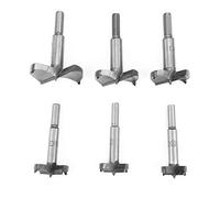 Professional Steel Flat Drill Bit Set 30mm 35mm 40mm 45mm 50mm 60mm Woodworking Tools Kit 6PCS Heavy Duty Wood Drill Bits for Carpenters DIY Enthusiasts Durable Construction