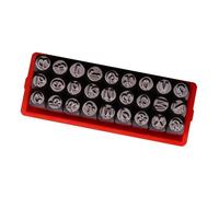 Professional Steel Letter Number Punches 3mm Leather Stamper Embossing Tool For Jewelry Making Leather Crafting Project Steel Number Stamper For Jewelry Making