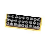 Professional Steel Letter Number Punches 3mm Leather Stamper Embossing Tool For Jewelry Making Leather Crafting Project Carbon Steel Number Stamper