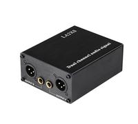Professional Stereo Ground Loop Isolators 3.5 6.35 LA2XS Noise Filter Noise Canceller Isolators For PC