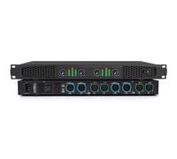 Professional Stereo Power Amplifier - XLR Combi Inputs, Compact 1U Rack Mount Design for DJ Performances, Live Sound & Conference Systems