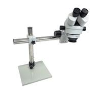 Professional Stereo Zoom Microscope Binocular Microscopes 7X-45X Magnification with Universal Bracket portable microscopes
