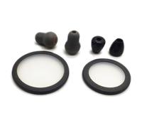 Professional Stethoscope Upgraded Silicone Ear Tips and Diaphragm Earplugs for All Season Comfortable and Secure Replacement Stethoscope Diaphragms