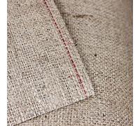 Professional Stiff Buckram Hessian Fabric, 91cm Width, Natural Jute Fibre, Starched Finish, Coarse Texture for Millinery, Bookbinding, Theatre Props (Sample 15cm x 15cm)