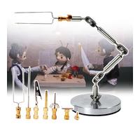 Professional Stop Motion Armature Kit for Seamless Character Movement with 25cm Stainless Steel Arm&6 pcs different types of connectors,for Stop Motion Animation Videos - Max Payload 100-180g