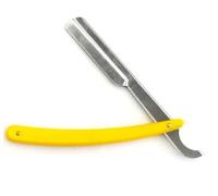 Professional Straight Razor Turkish Barber Style Black, White, Red, Blue and Yellow (5 Colours) by NM Beauty (Yellow)