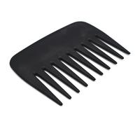 Professional Streaker Combs, Anti Static Wide Tooth Hair Styling Detangling Comb Compact Palm-Sized No Handle Afro Comb for Men Women Curly Wavy Wig Salon Barber Home Office Travel Purse (1)