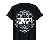 Professional Stress Management One Call at a Time Badge Art T-Shirt