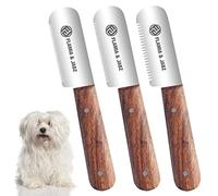 Professional Stripping Knife, Right handed, 3 inch blade (Stainless Steel) (3 Pack, Rosewood)